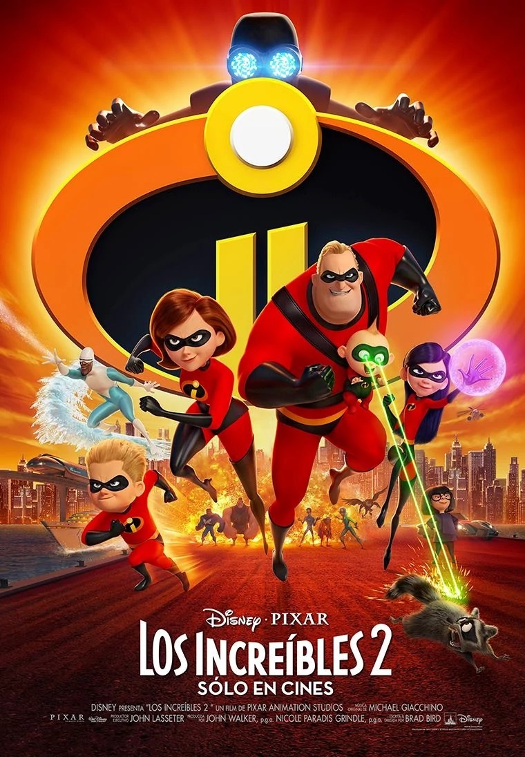 LOS INCREÍBLES 2 Poster de: LOS INCREÍBLES 2